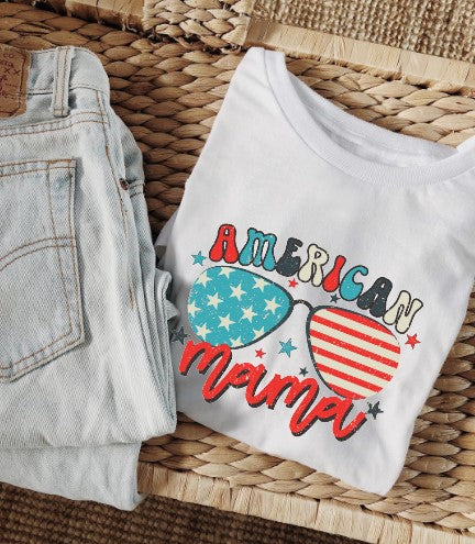 American Mama Glasses Tee