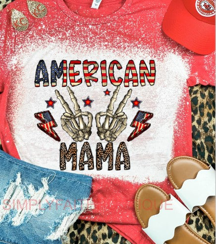 American Mama Peace Tee