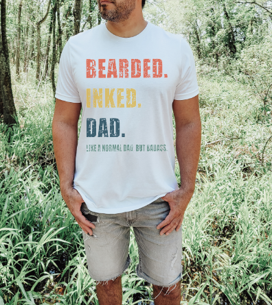 Bearded Inked Dad Tee