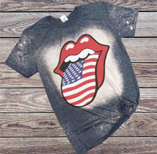 Patriotic Tongue Tee