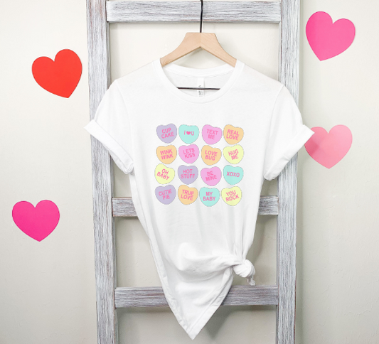 Candy Hearts Tees