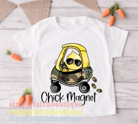 Camo car Chick Magnet Tee