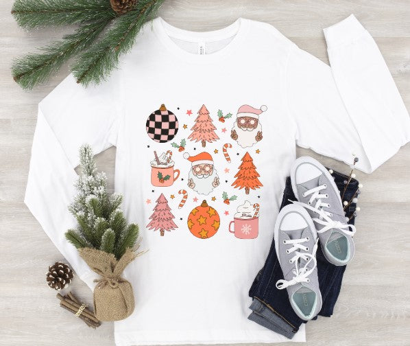 Christmas Collage Long Sleeve