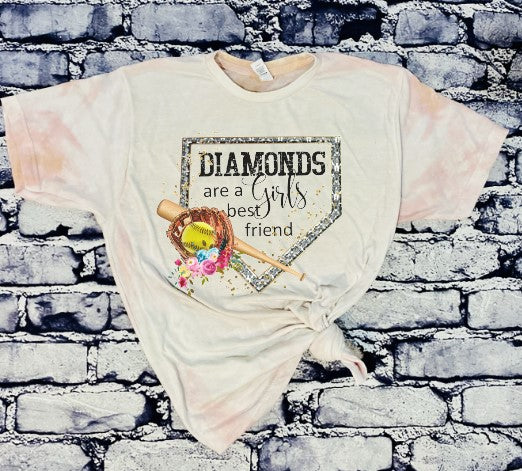 Diamonds Softball Tee