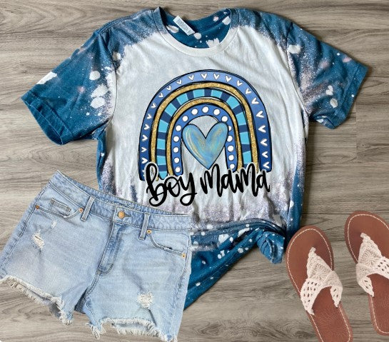 Boy Mama Rainbow Tee