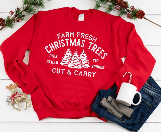 Farm Fresh Trees Sweatshirt