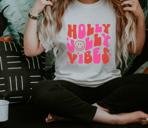 Holly Jolly Vibes Tee