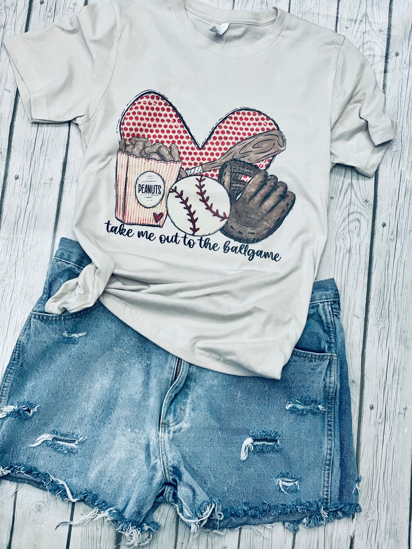 Take Me Out Baseball Tee