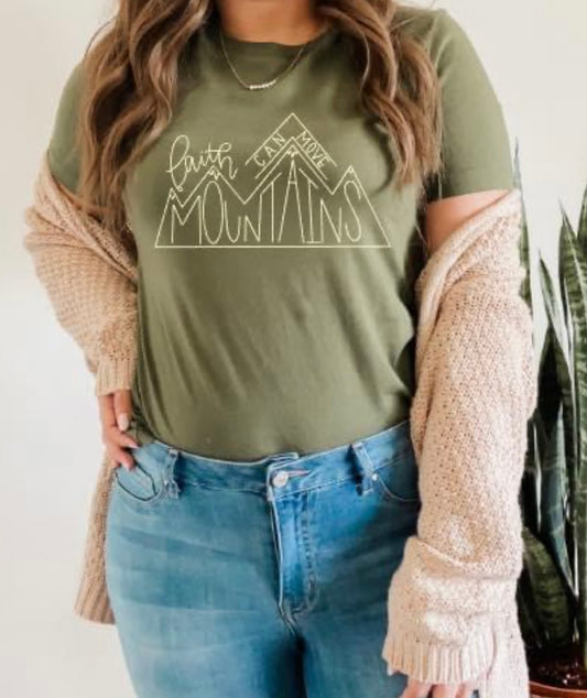 Faith Can Move Mountains Tee