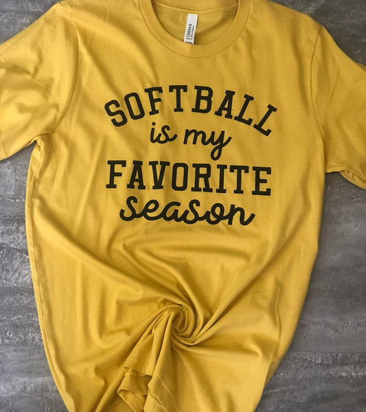 Softball is my Favorite Season Tee