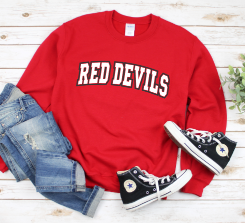 Jo Byrns Red Collegiate Sweatshirt