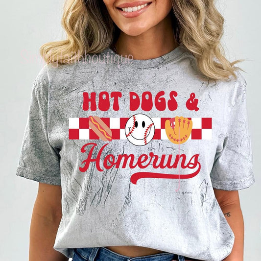 Hot Dogs & Homeruns- COMFORT COLORS