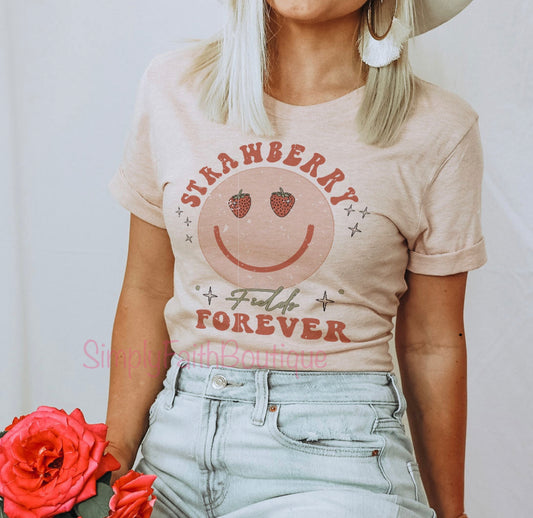 Strawberry Fields Forever Short Sleeve