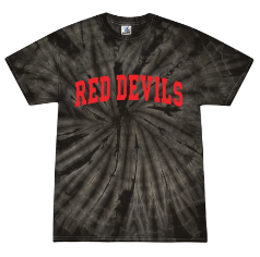 Jo Byrns Red Devils Tie Dye Tee