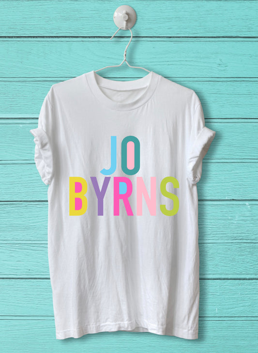 Jo Byrns Pastel Letters