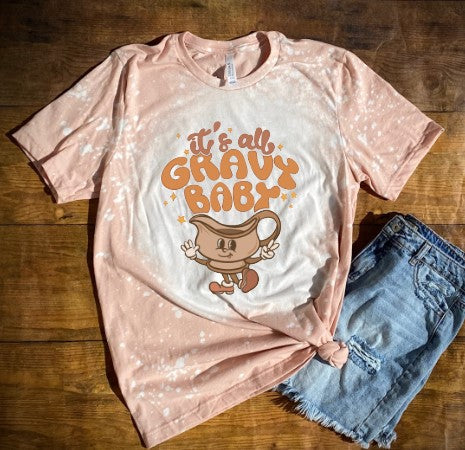 It's All Gravy Baby Peach