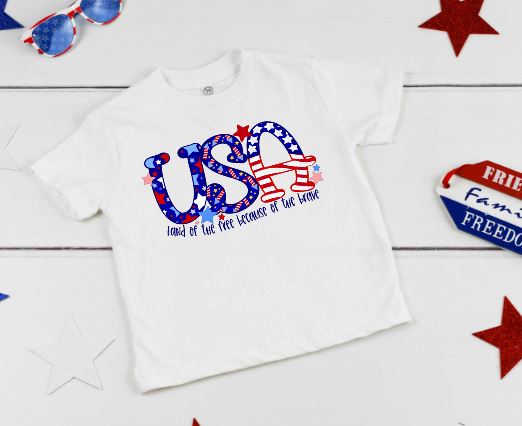 USA kids tee