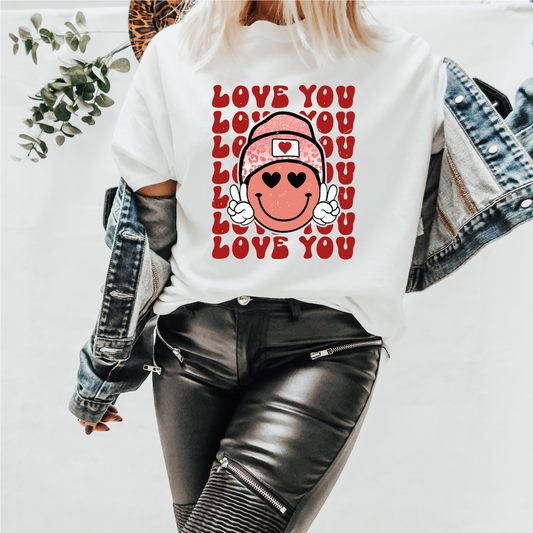 Love You Happy Peace Tee