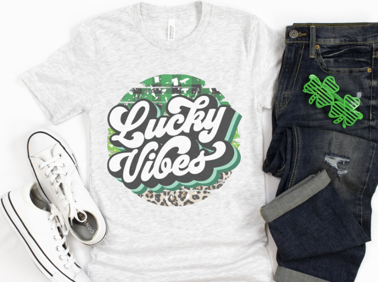 Lucky Vibes Ash Tee