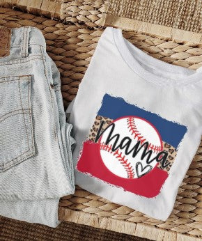 Mama Baseball Tee