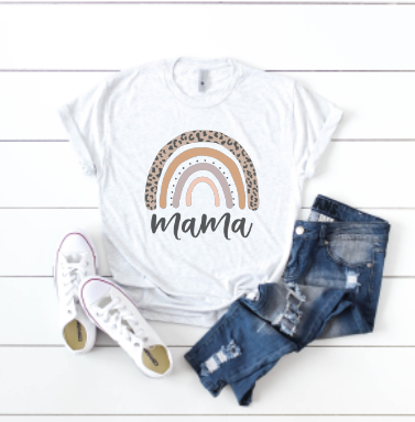 Mama Rainbow Tee.