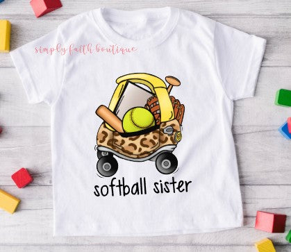 Softball Sister Tee