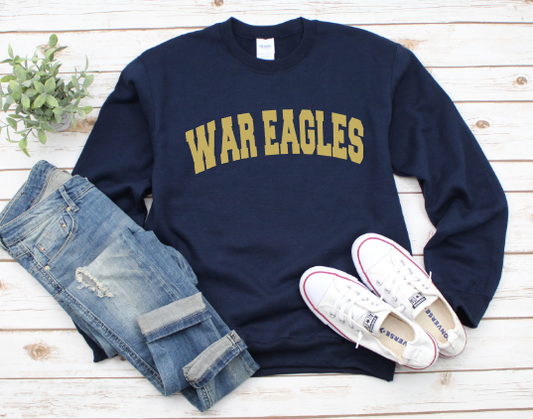 War Eagles Collegiate Navy Sweatshirt