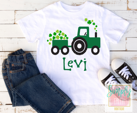 St. Patrick's Tractor Tee